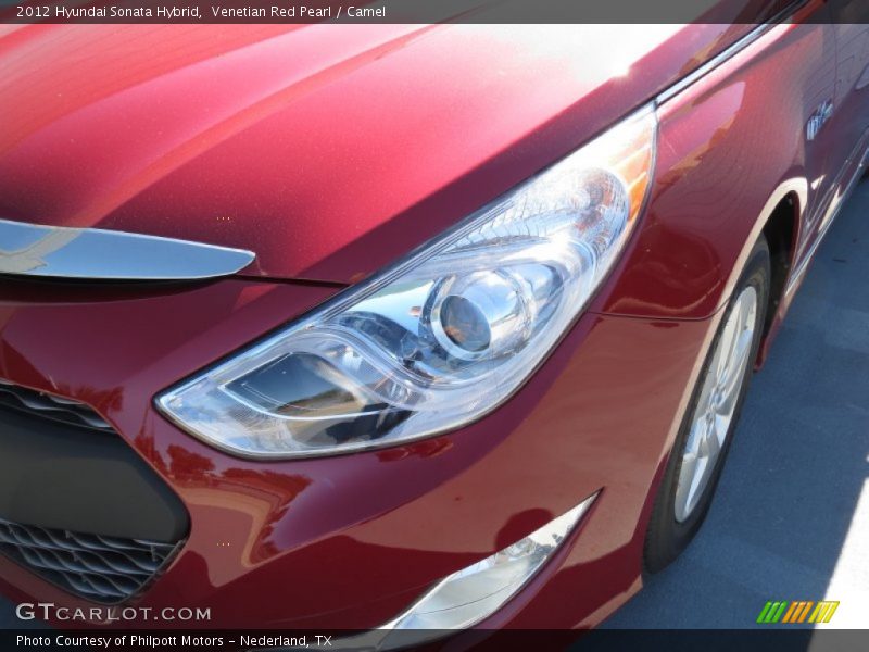 Venetian Red Pearl / Camel 2012 Hyundai Sonata Hybrid