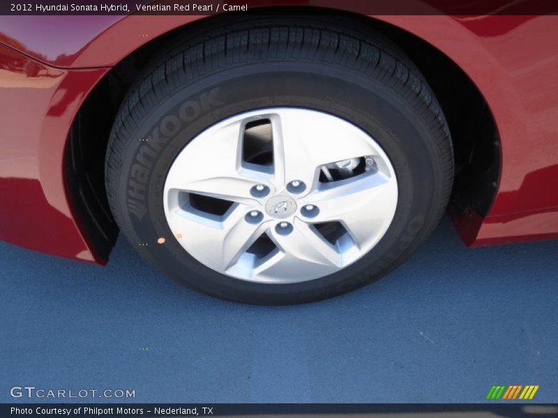 Venetian Red Pearl / Camel 2012 Hyundai Sonata Hybrid