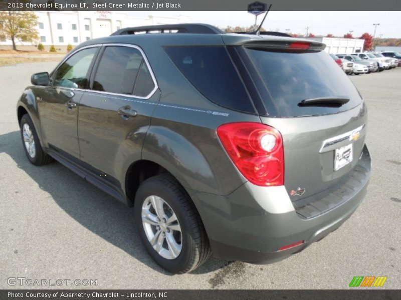 Steel Green Metallic / Jet Black 2013 Chevrolet Equinox LT