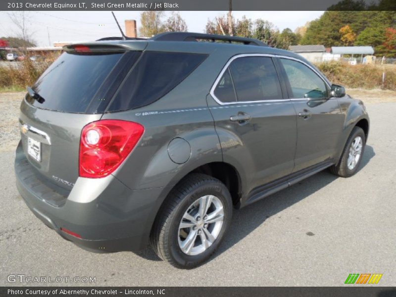 Steel Green Metallic / Jet Black 2013 Chevrolet Equinox LT