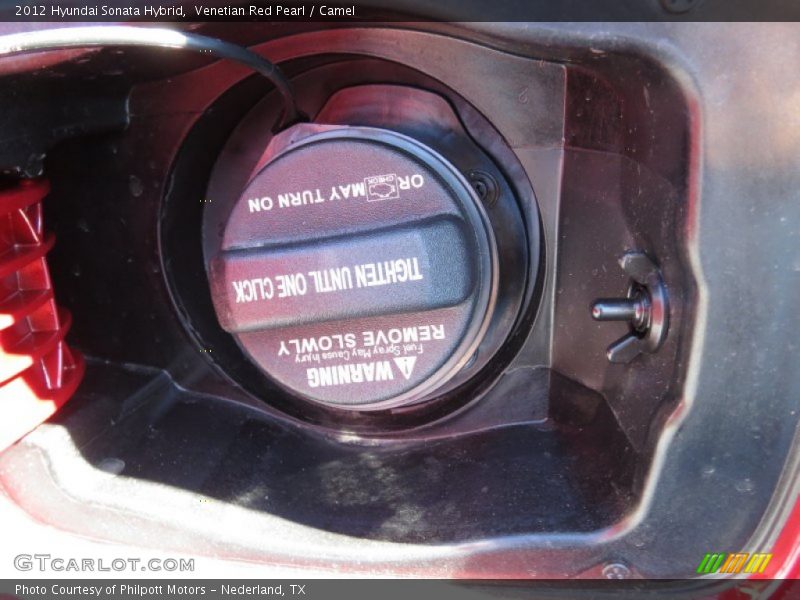 Venetian Red Pearl / Camel 2012 Hyundai Sonata Hybrid