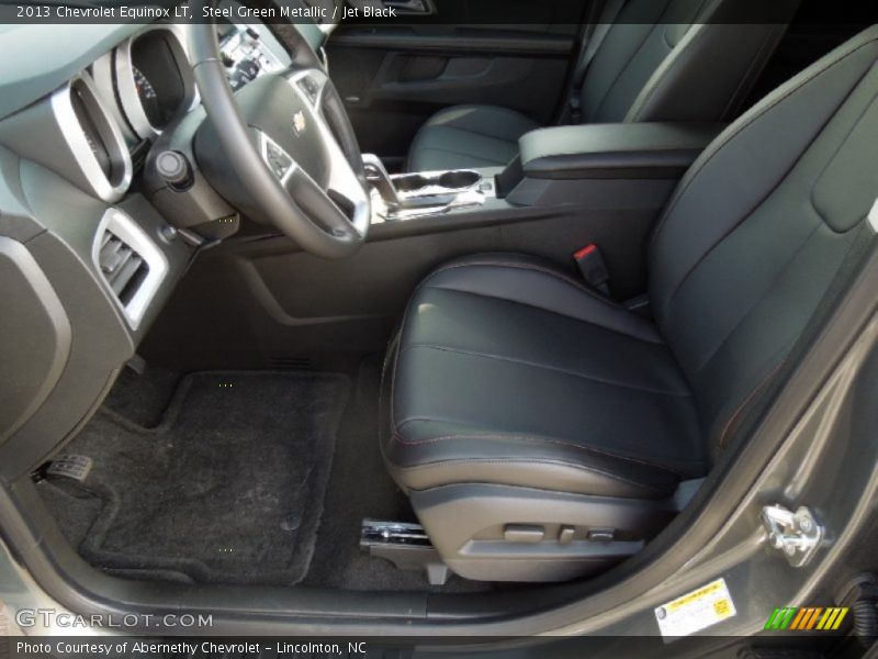 Steel Green Metallic / Jet Black 2013 Chevrolet Equinox LT