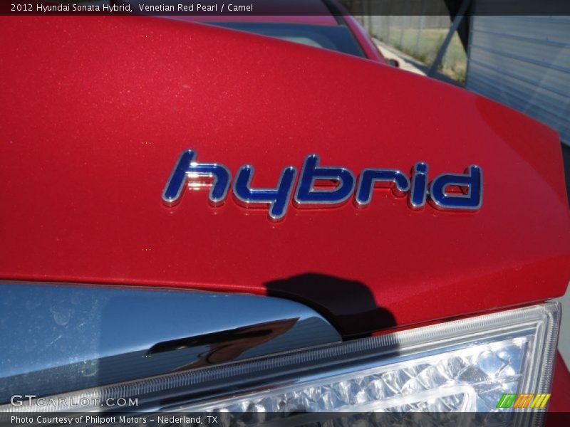 Venetian Red Pearl / Camel 2012 Hyundai Sonata Hybrid