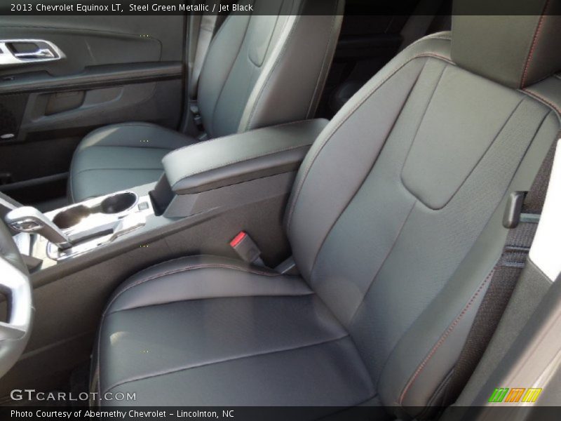 Steel Green Metallic / Jet Black 2013 Chevrolet Equinox LT