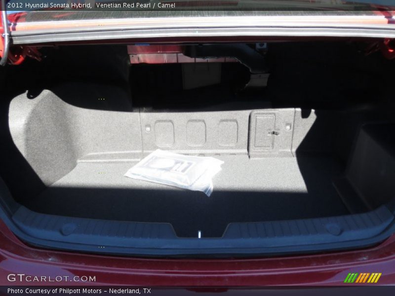 Venetian Red Pearl / Camel 2012 Hyundai Sonata Hybrid