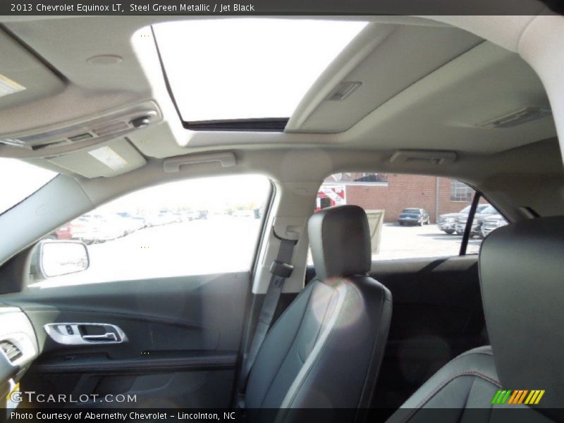 Steel Green Metallic / Jet Black 2013 Chevrolet Equinox LT