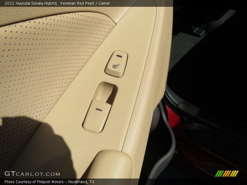Venetian Red Pearl / Camel 2012 Hyundai Sonata Hybrid