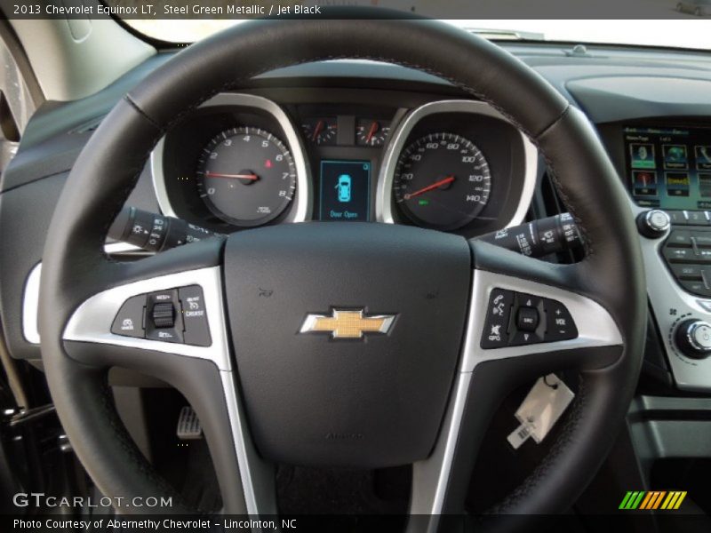 Steel Green Metallic / Jet Black 2013 Chevrolet Equinox LT