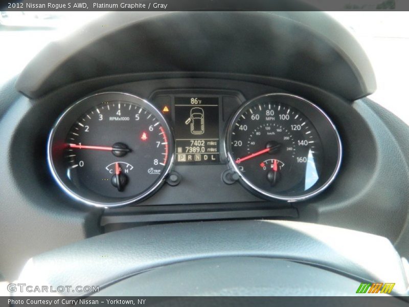 Platinum Graphite / Gray 2012 Nissan Rogue S AWD
