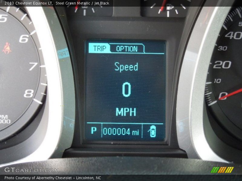 Steel Green Metallic / Jet Black 2013 Chevrolet Equinox LT