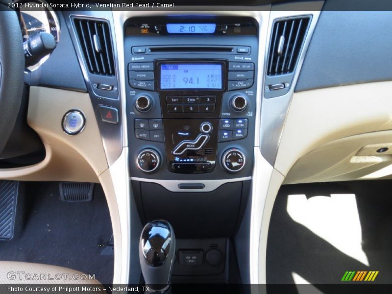 Venetian Red Pearl / Camel 2012 Hyundai Sonata Hybrid
