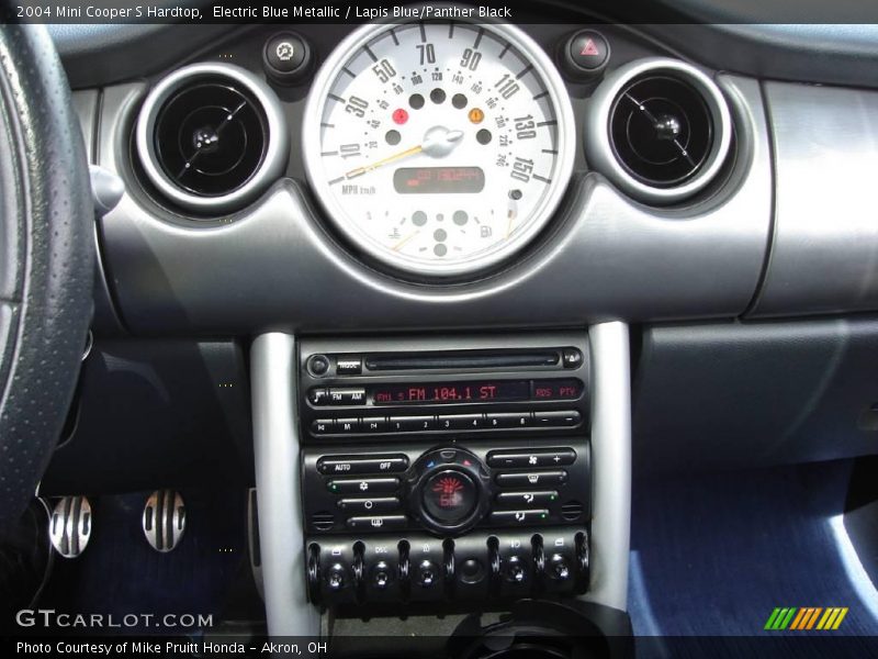 Electric Blue Metallic / Lapis Blue/Panther Black 2004 Mini Cooper S Hardtop
