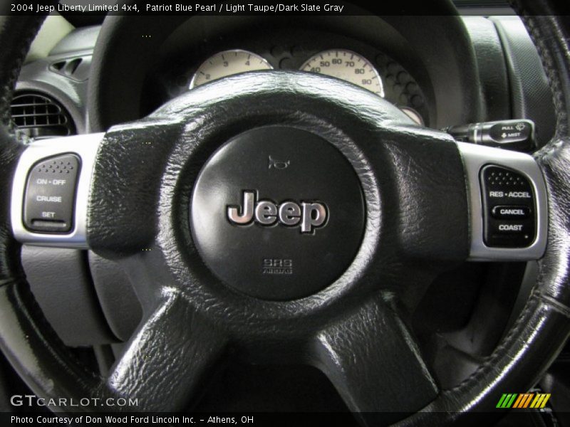 Patriot Blue Pearl / Light Taupe/Dark Slate Gray 2004 Jeep Liberty Limited 4x4