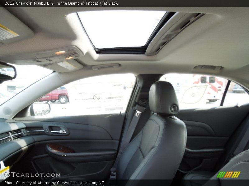 White Diamond Tricoat / Jet Black 2013 Chevrolet Malibu LTZ