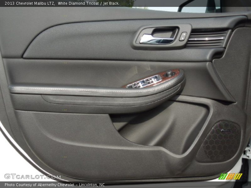 White Diamond Tricoat / Jet Black 2013 Chevrolet Malibu LTZ