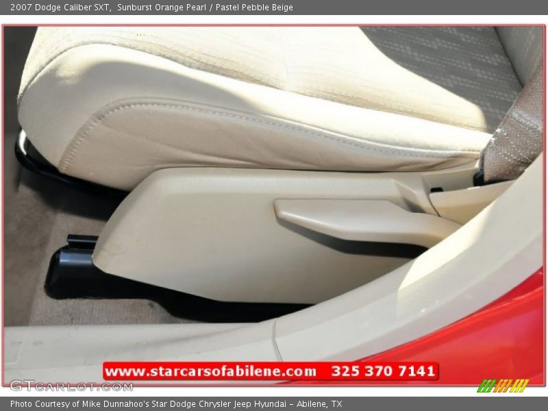 Sunburst Orange Pearl / Pastel Pebble Beige 2007 Dodge Caliber SXT