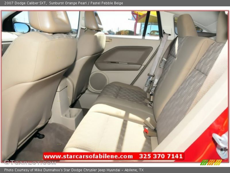 Sunburst Orange Pearl / Pastel Pebble Beige 2007 Dodge Caliber SXT