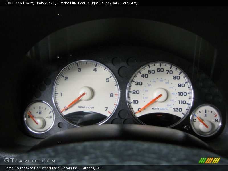 Patriot Blue Pearl / Light Taupe/Dark Slate Gray 2004 Jeep Liberty Limited 4x4