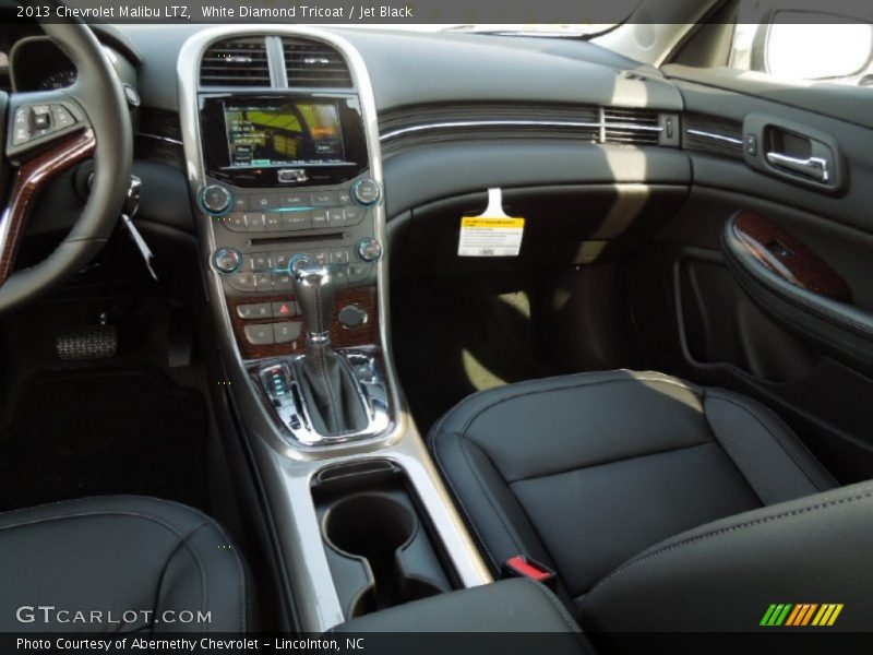 White Diamond Tricoat / Jet Black 2013 Chevrolet Malibu LTZ