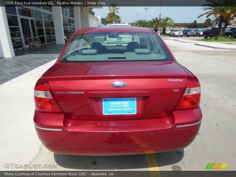 Redfire Metallic / Shale Grey 2005 Ford Five Hundred SEL