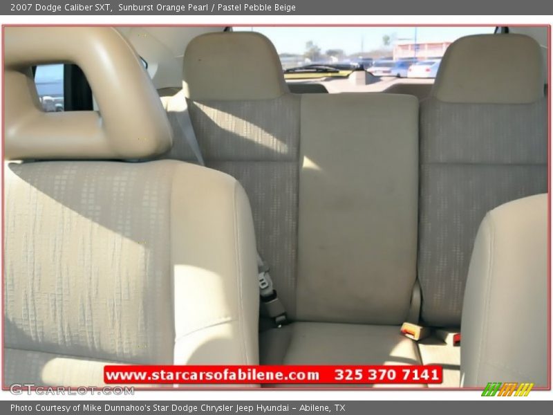 Sunburst Orange Pearl / Pastel Pebble Beige 2007 Dodge Caliber SXT