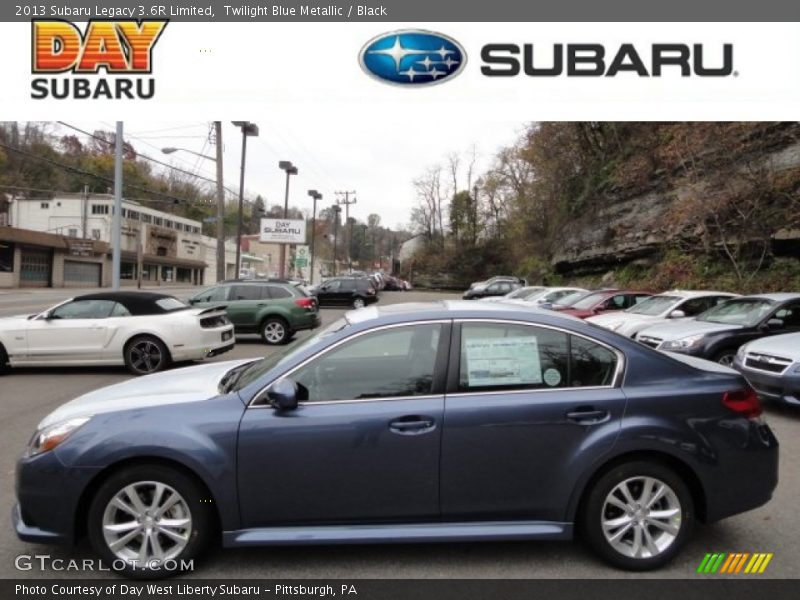 Twilight Blue Metallic / Black 2013 Subaru Legacy 3.6R Limited