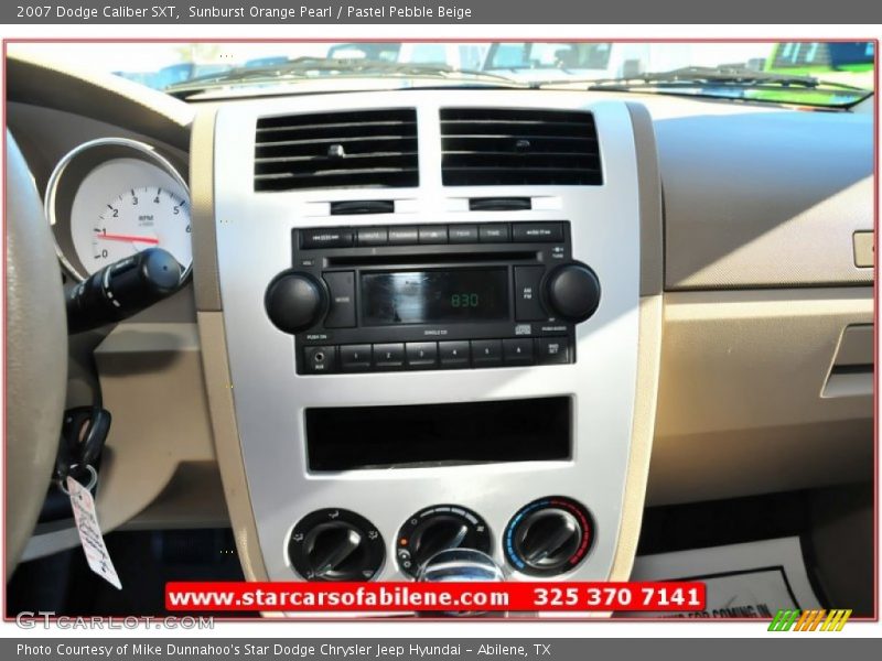 Sunburst Orange Pearl / Pastel Pebble Beige 2007 Dodge Caliber SXT