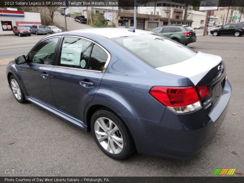 Twilight Blue Metallic / Black 2013 Subaru Legacy 3.6R Limited