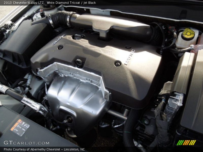White Diamond Tricoat / Jet Black 2013 Chevrolet Malibu LTZ