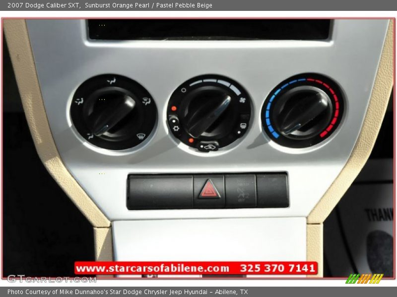 Sunburst Orange Pearl / Pastel Pebble Beige 2007 Dodge Caliber SXT