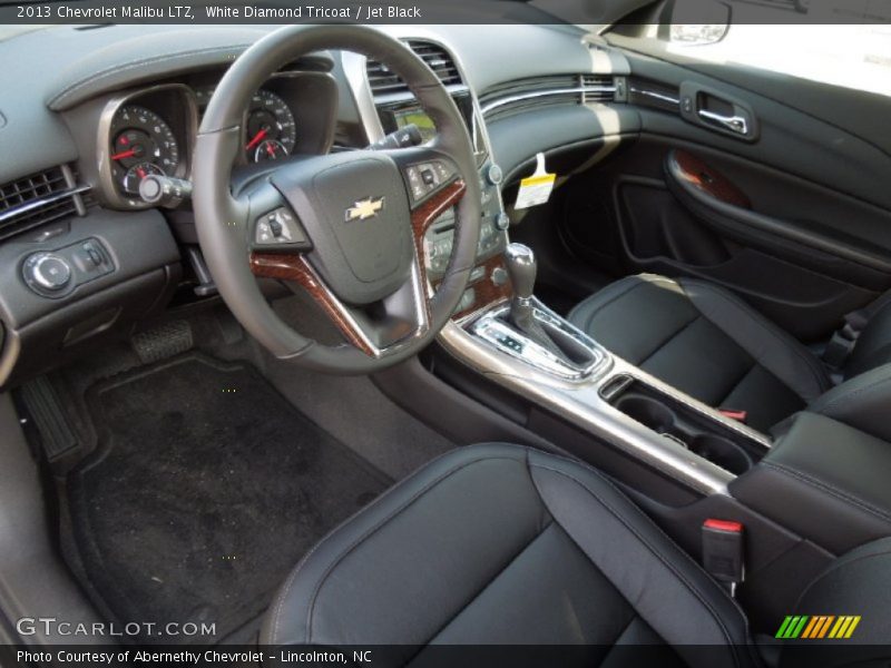 White Diamond Tricoat / Jet Black 2013 Chevrolet Malibu LTZ