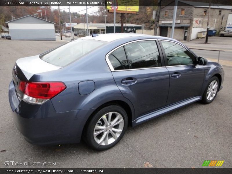 Twilight Blue Metallic / Black 2013 Subaru Legacy 3.6R Limited
