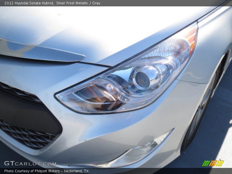 Silver Frost Metallic / Gray 2012 Hyundai Sonata Hybrid
