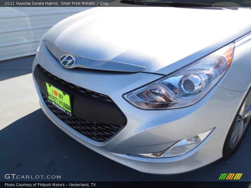 Silver Frost Metallic / Gray 2012 Hyundai Sonata Hybrid