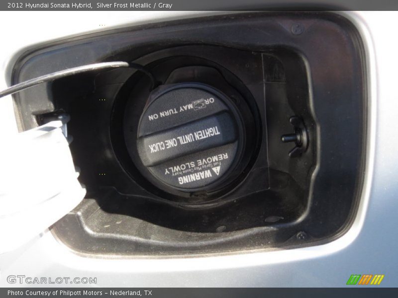 Silver Frost Metallic / Gray 2012 Hyundai Sonata Hybrid