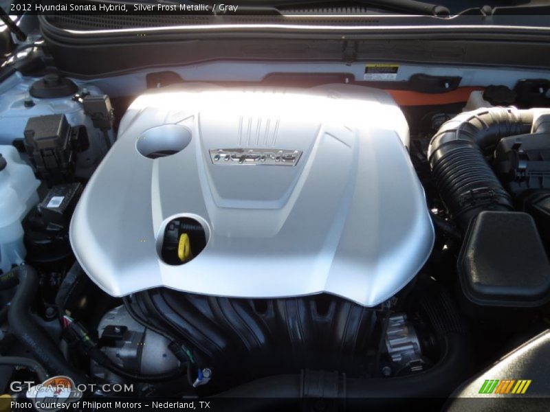 Silver Frost Metallic / Gray 2012 Hyundai Sonata Hybrid