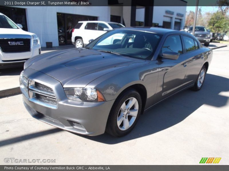 Tungsten Metallic / Black 2011 Dodge Charger SE