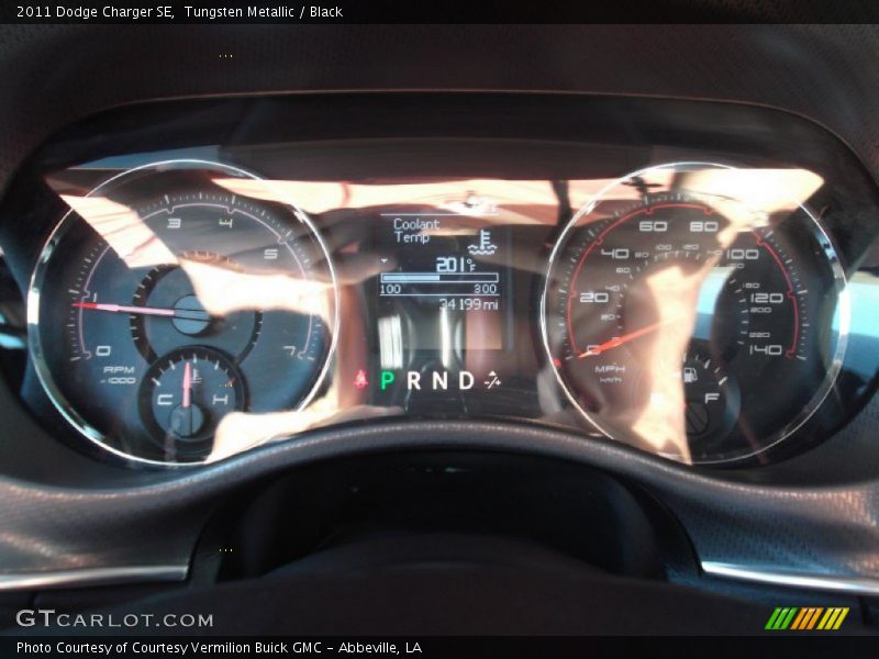 Tungsten Metallic / Black 2011 Dodge Charger SE
