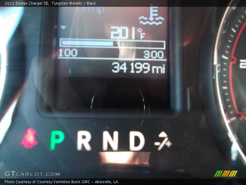Tungsten Metallic / Black 2011 Dodge Charger SE