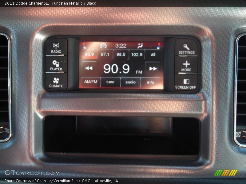 Tungsten Metallic / Black 2011 Dodge Charger SE