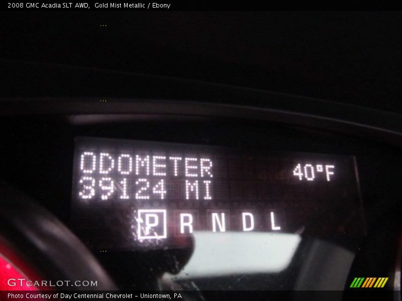 Gold Mist Metallic / Ebony 2008 GMC Acadia SLT AWD