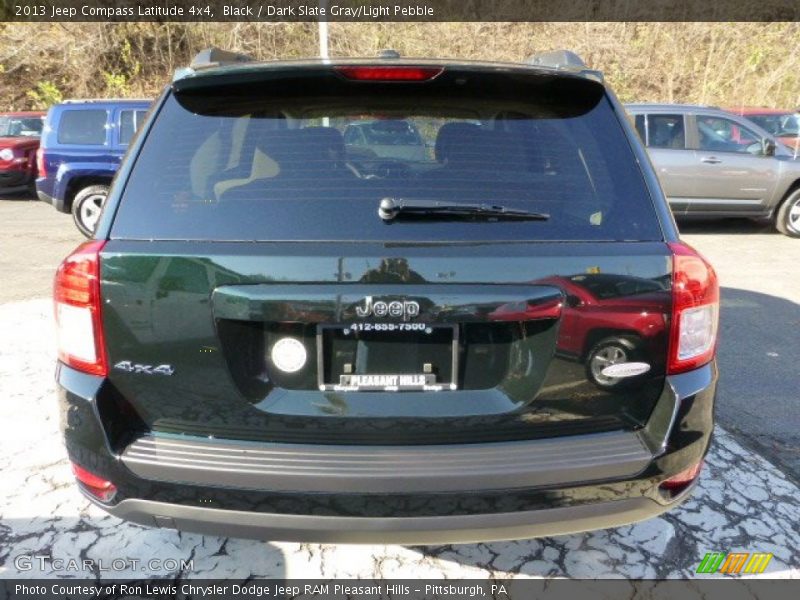 Black / Dark Slate Gray/Light Pebble 2013 Jeep Compass Latitude 4x4