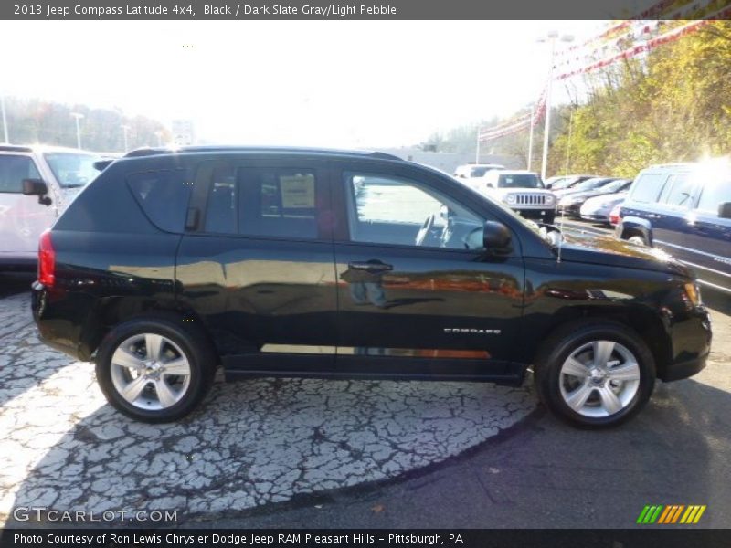 Black / Dark Slate Gray/Light Pebble 2013 Jeep Compass Latitude 4x4