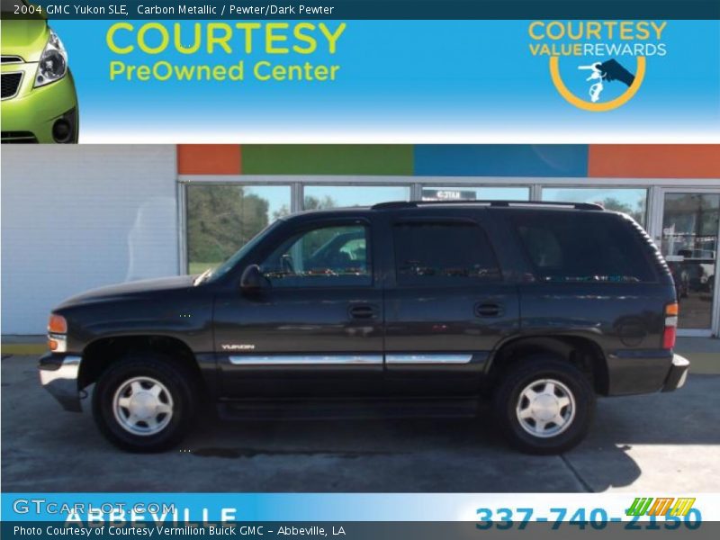 Carbon Metallic / Pewter/Dark Pewter 2004 GMC Yukon SLE