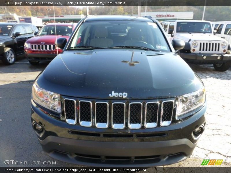 Black / Dark Slate Gray/Light Pebble 2013 Jeep Compass Latitude 4x4