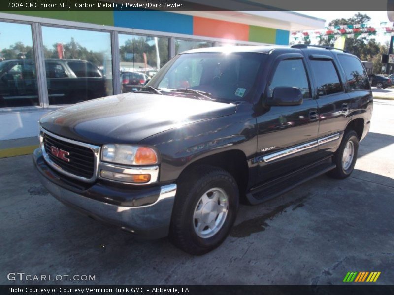 Carbon Metallic / Pewter/Dark Pewter 2004 GMC Yukon SLE