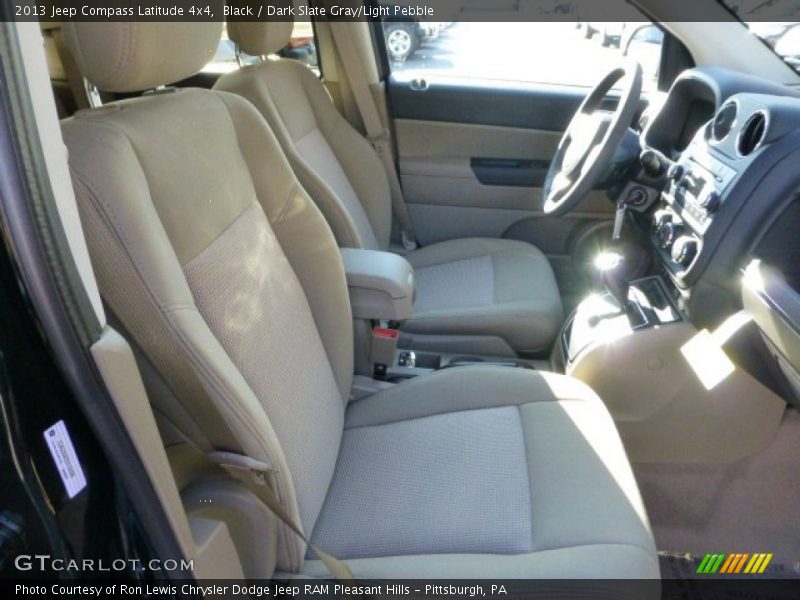 Black / Dark Slate Gray/Light Pebble 2013 Jeep Compass Latitude 4x4