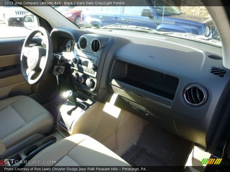 Black / Dark Slate Gray/Light Pebble 2013 Jeep Compass Latitude 4x4