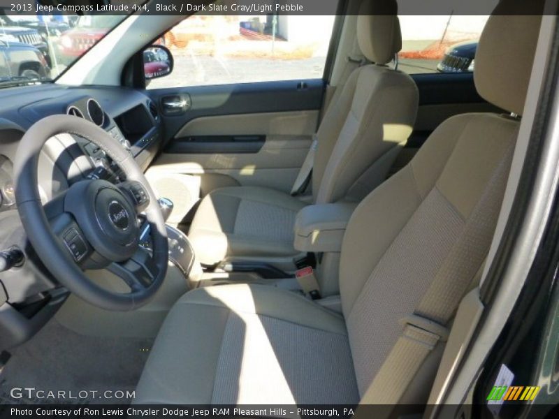 Black / Dark Slate Gray/Light Pebble 2013 Jeep Compass Latitude 4x4