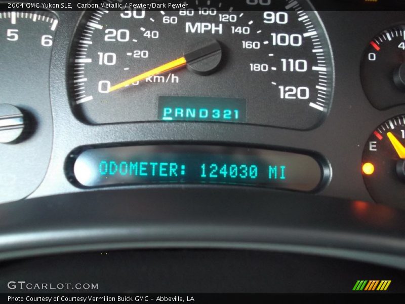 Carbon Metallic / Pewter/Dark Pewter 2004 GMC Yukon SLE